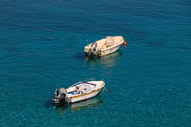 Boote auf See